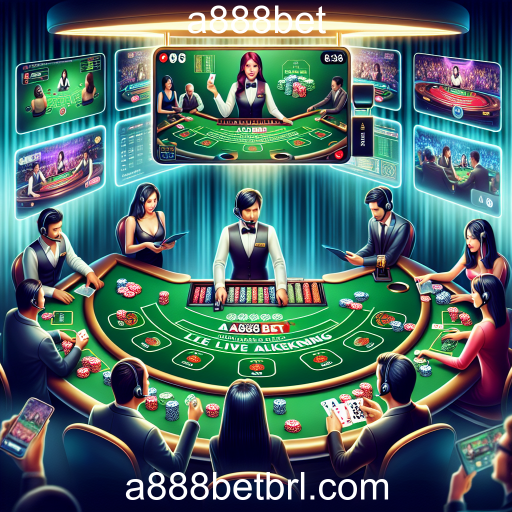 A Emoção do Cassino Ao Vivo no a888bet